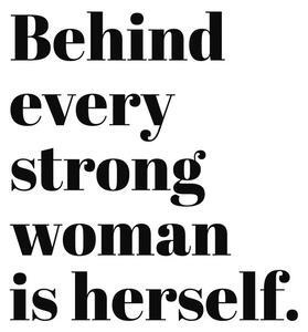 Illustrazione Behind every strong woman, Finlay & Noa