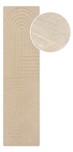 Tappeto beige in lana 60x230 cm Zen Garden - Flair Rugs