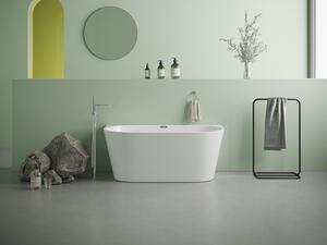 Vasca da bagno freestanding - 130 x 71,5 x 58 cm - Acrilico - Bianco - 175 L - DIVINA
