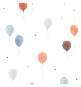Carta da parati per bambini 10 m x 50 cm Flying Ballons - Lilipinso