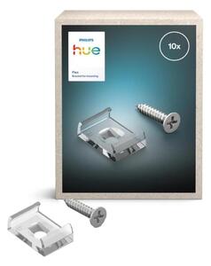 Philips - Supporto di montaggio per striscia LED FLUX, 10 pezzi