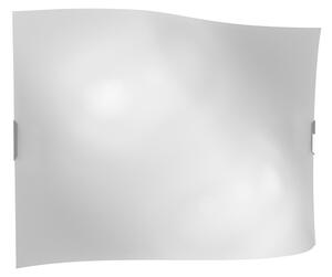 Applique Contemporanea Wing Metallo Vetro Bianco Satinato 4 Luci E27 70Cm