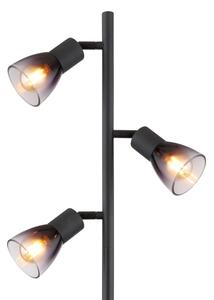 Globo 54312-3S - Lampada con piedistallo SATELLA 3xE14/25W/230V nero