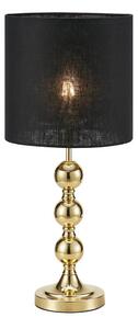 Markslöjd 108574 - Lampada da tavolo OCTO 1xE27/40W/230V nero/oro