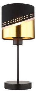 Globo 54046T - Lampada da tavolo OR 1xE27/40W/230V diametro 16 cm nero/oro