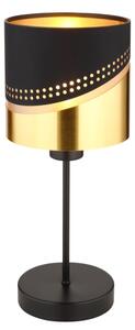 Globo 54046T - Lampada da tavolo OR 1xE27/40W/230V diametro 16 cm nero/oro