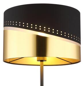 Globo 54046S - Lampada con piedistallo OR 1xE27/60W/230V diametro 35 cm nero/oro