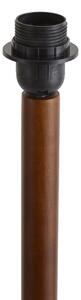 Lampada da terra Japandi in legno di noce senza paralume 133 cm - Mels