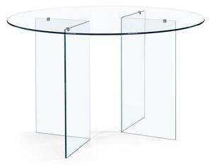 Tavolo da pranzo rotondo in vetro ø 130 cm Iride – Bizzotto