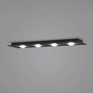 Helestra Nomi plafoniera LED 75x21cm dim nero