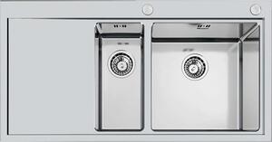 Foster Master 100.1,5V.FT Lavello ad incasso Rettangolare Acciaio inox