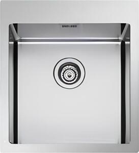 Apell SZ39FBC, Lavabo da appoggio, Quadrato, Acciaio inox, 1 vasca, Quadrato, 370 x 490 mm