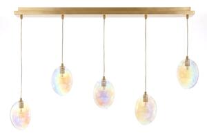 Lampadario classico illuminando uva g9 led sp uva 130 os+5xve uva metallo vetro - Illuminando