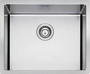Apell SZ54FSFR, Lavabo da appoggio, Quadrato, Acciaio inox, 1 vasca/lavabo, Quadrato, 530 x 430 mm