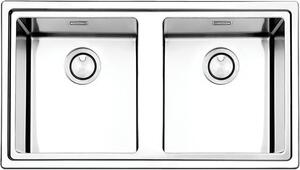 Apell Linear Plus LNP862IBC Lavello montato su piano Rettangolare Inox