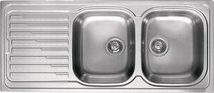 Elleci Sky 500 Lavello montato su piano Rettangolare Acciaio inox