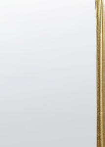 Specchio da parete con cornice in metallo dorato 54 x 100 cm, pezzo decorativo fatto a mano per il soggiorno glamour Beliani