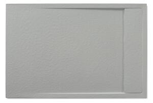 Piatto doccia ultrasottile SENSEA resina sintetica e polvere di marmo Neo 90 x 120 cm grigio