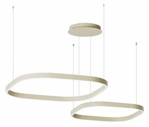 Lampadario moderno gea luce criseide s2d quarata fcrsv5q led verde salvia alluminio silicone - Gea Luce