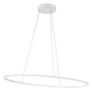 Lampadario moderno redo group leo 01 3337 led cct bianco dimmerabile alluminio - Redo Group