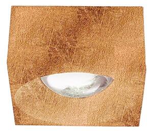Plafoniera led promoingross pocket q10 rf 3000k metallo foglia rame - Promoingross