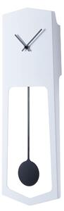 Orologio a Pendolo In Metallo Verniciato AIKA � Il Ritmo del Tempo Dimensioni 18�4,2� h 54 cm in Metallo verniciato design contemporaneo colore BIANCO RAL 9016
