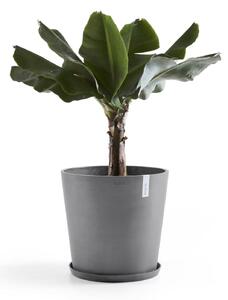 Vaso per piante e fiori Amsterdam ECOPOTS in plastica colore Grigio H 55.5 cm, P 60 cm Ø 60 cm