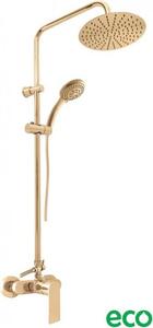 Colonna doccia NIL in ottone dorato H. 116 cm