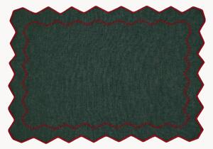 Tovaglietta americana con bordo ricamato Alba