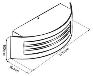 Lampada da esterno SITOM 1xE27/14W/230V