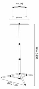Supporto riflettore 165 cm