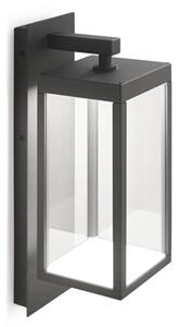 Applique moderno gea led ges771 led 4000 ip65 alluminio vetro antracite - Gea Led