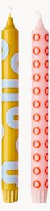 Set di 4 candele lunghe Happy