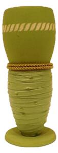 Vaso in ceramica verde kare design