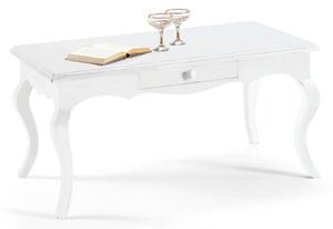 DOUGLAS - tavolino in legno massello cm 100 X 50 X 45