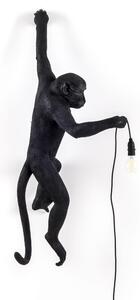 Lampada in resina monkey lamp-outdoor-black cm.3 seletti