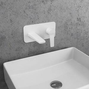 Mitigeur lavabo murale incassabile ANDARE en chrome RAV SLEZAK Finition: Cromo bianco