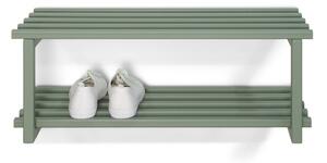 Scarpiera in metallo grigio-verde Marco - Spinder Design