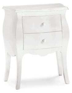 JALEN - comodino in legno massello bombato