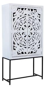 OHM - credenza con decoro 2 ante legno e ferro