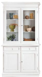 JAQUELINE - credenza con vetrina in legno massello
