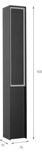 Lampada da esterno LED MODO LED/8W/230V 4000K IP54 50 cm nera