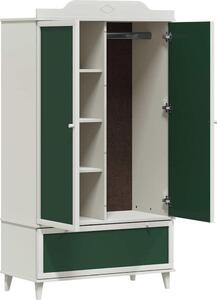 VidaXL Armadio lavagna con anta ROROS Bianco 90 x 45 x 165 cm