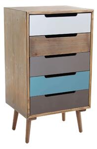 ADELINE - cassettiera cinque cassetti alta 83 cm
