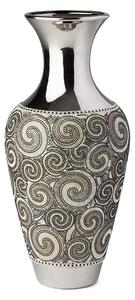 Vaso anfora in ceramica karma argento Hervit