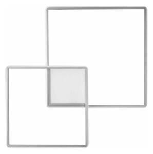 Ondaluce - Plafoniera da soffitto dimmerabile a LED DOWEL LED/46W/230V 55x55 cm, argento