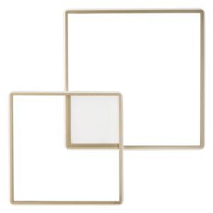 Ondaluce - Lampada da soffitto LED dimmerabile DOWEL LED/46W/230V 55x55 cm dorata