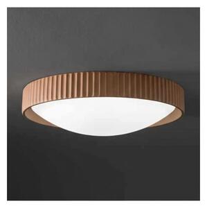 Ondaluce - Plafoniera da soffitto CONCRETE LED/20W/230V, diam. 41 cm, cemento/marrone