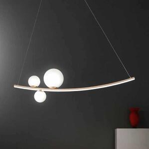 Ondaluce - Lampadario LED dimmerabile a cavo ALTALENA LED/48W/230V oro/bianco