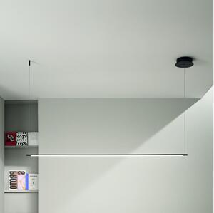 Ondaluce - Lampadario LED dimmerabile a sospensione su cavo GENIUS LED/28W/230V nero